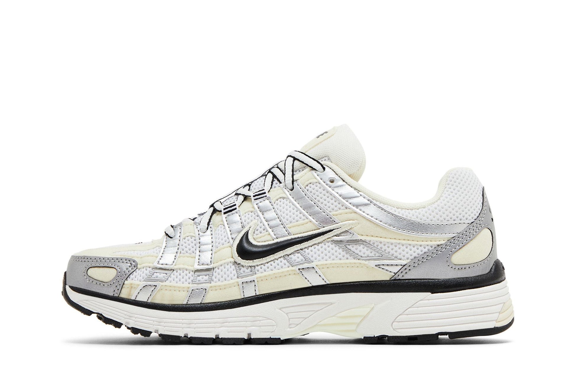 Nike P-6000 Coconut Milk Metallic Silver