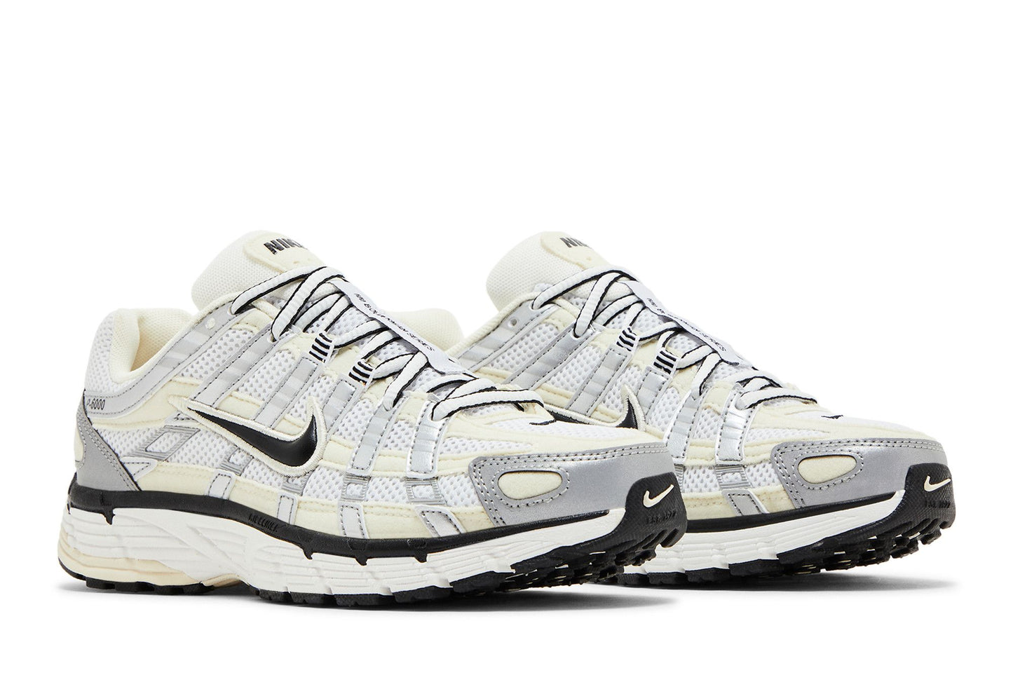 Nike P-6000 Coconut Milk Metallic Silver