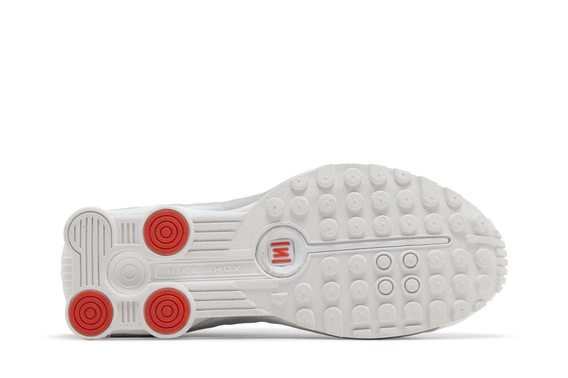 Nike Shox R4 White Metallic Silver