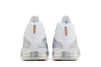 Nike Shox R4 White Metallic Silver
