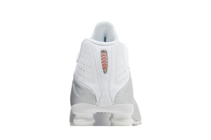 Nike Shox R4 White Metallic Silver