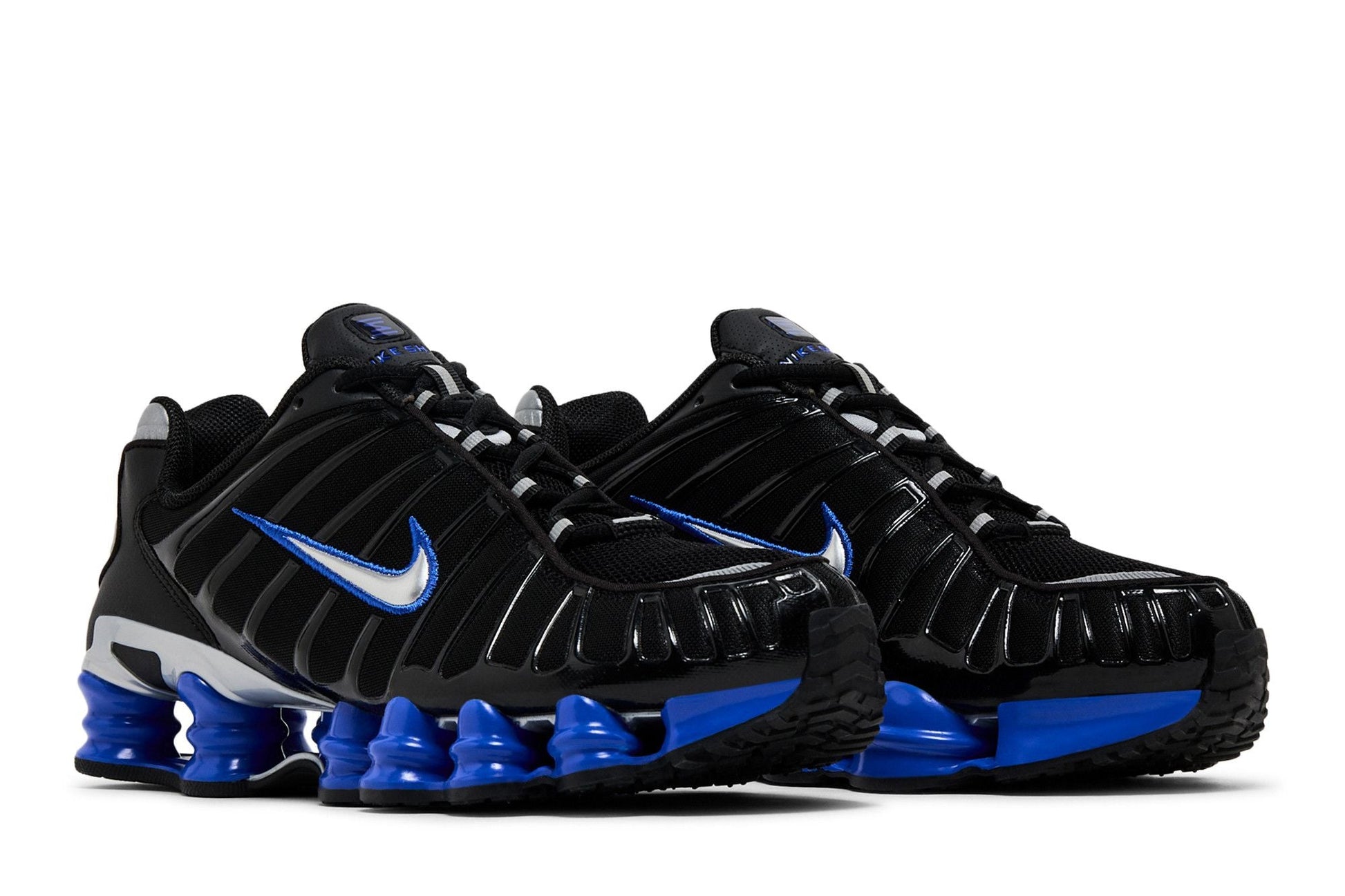 Nike Shox TL Black Racer Blue Metallic Silver