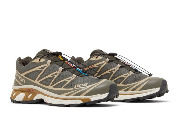 Salomon XT-6 Beluga Dull Gold
