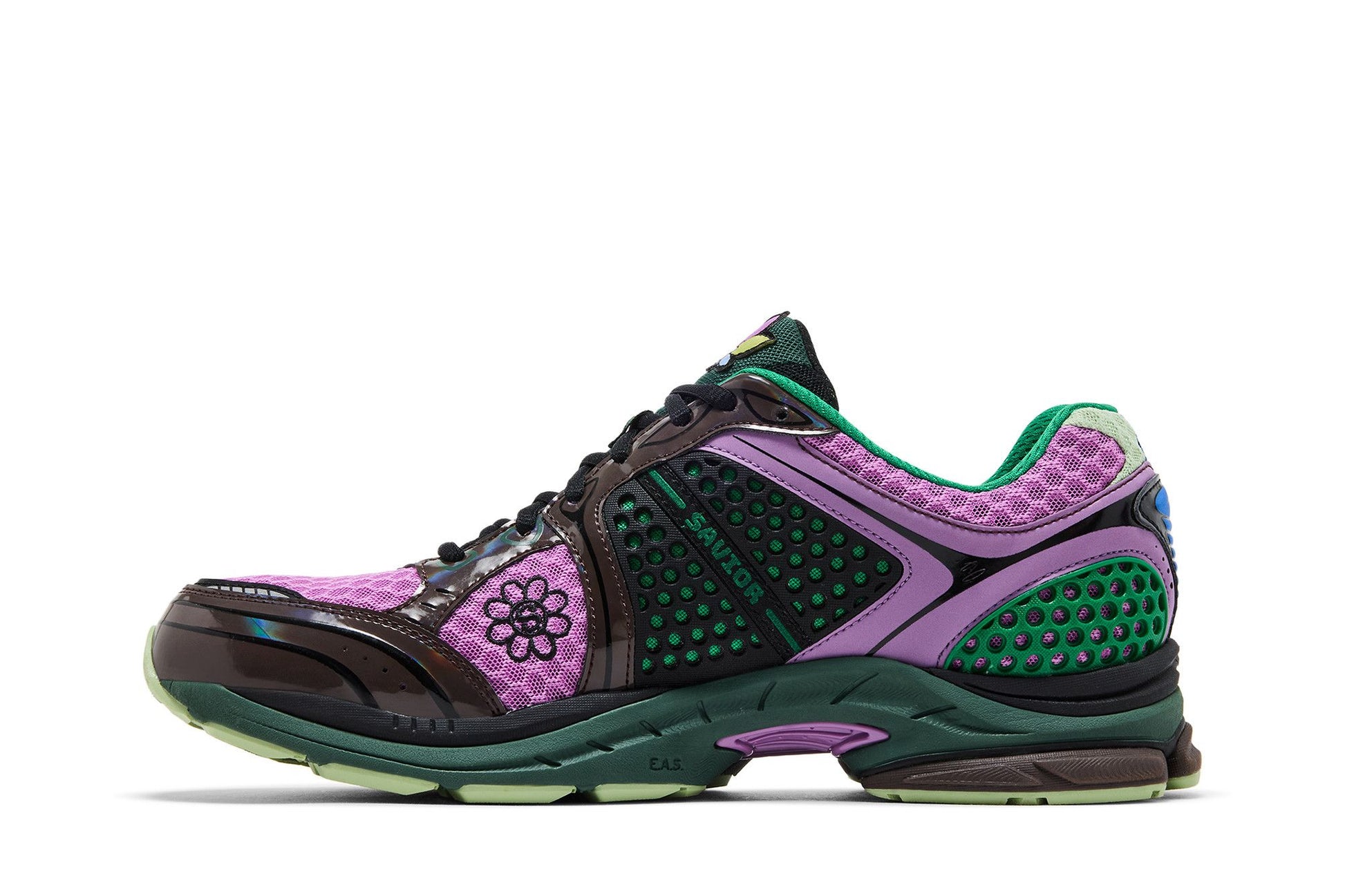 Saucony ProGrid Triumph 4 Jae Tips Flowers Grow Uptown Perilla