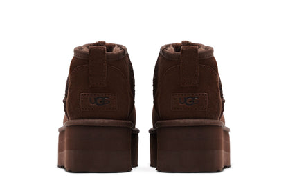 UGG Classic Ultra Mini Platform Burnt Cedar