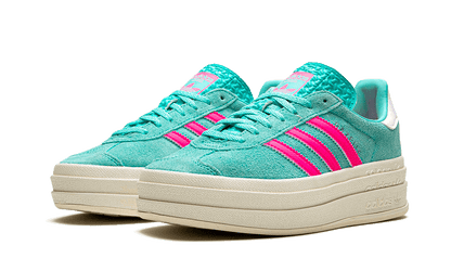 Adidas Gazelle Bold Flash Aqua Lucid Pink - ID7026