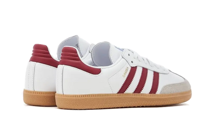 Adidas Samba OG White Burgundy Gum - IF3813