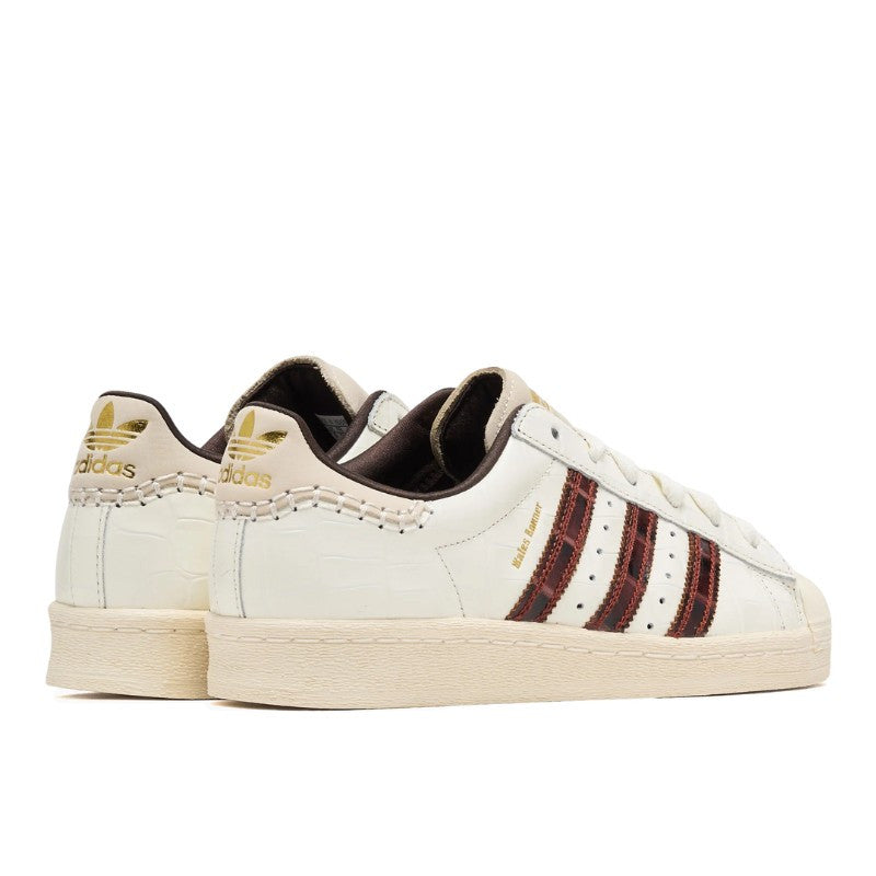 Superstar Wales Bonner White Brown Croc
