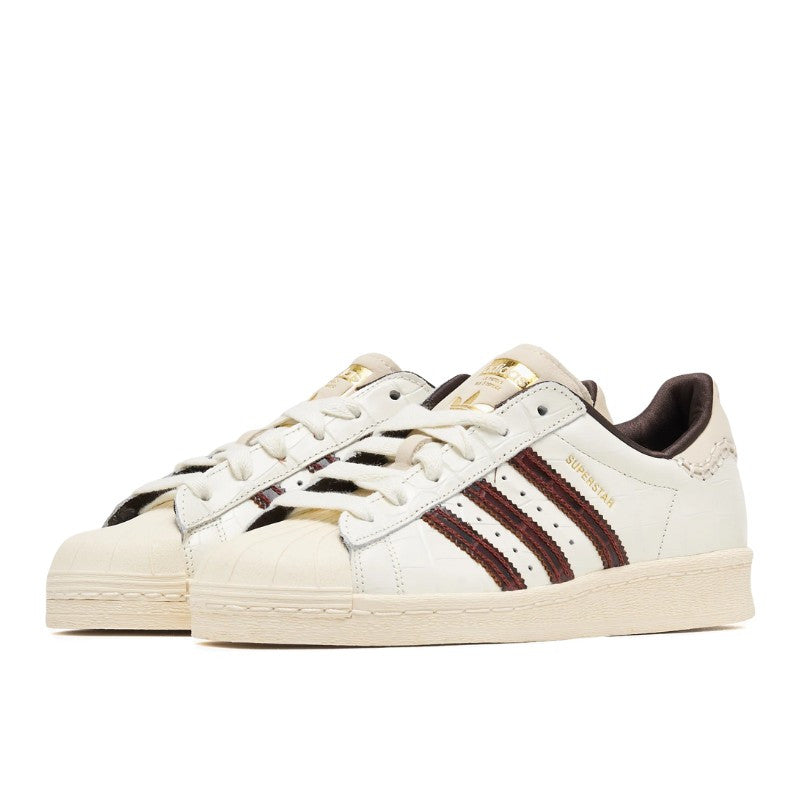 Superstar Wales Bonner White Brown Croc