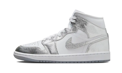 Air Jordan Air Jordan 1 Mid Crinkled Chrome - FN5031-100