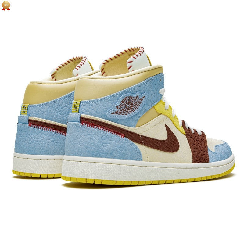 Air Jordan 1 Mid Fearless Maison Château Rouge