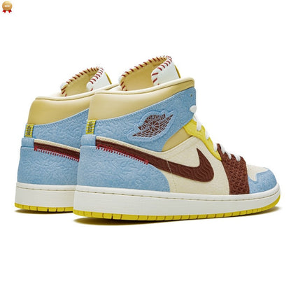 Air Jordan 1 Mid Fearless Maison Château Rouge