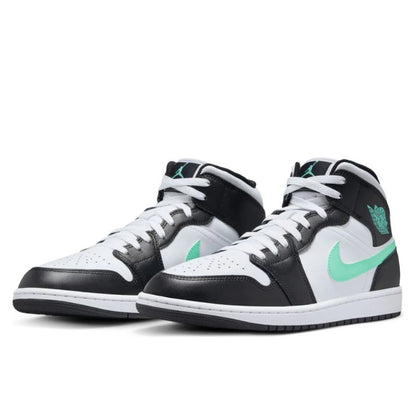 Air Jordan 1 Mid Green Glow 