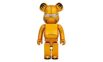 Bearbrick Garfield 1000% Gold Chrome Ver. - BEAR-BG1GCV-GOLDCHROMEVER.