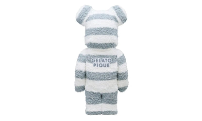 Bearbrick x Gelato Pique Pajamas 1000% White/Blue - BEAR-BXGPP1-BBLUE
