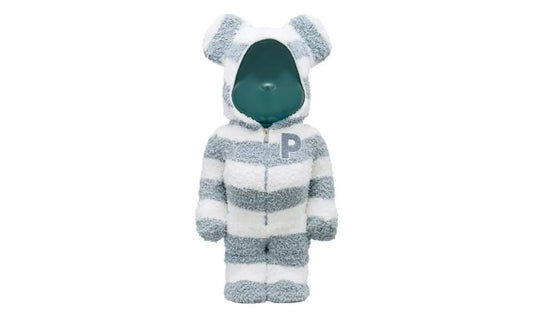 Bearbrick x Gelato Pique Pajamas 1000% White/Blue - BEAR-BXGPP1-BBLUE