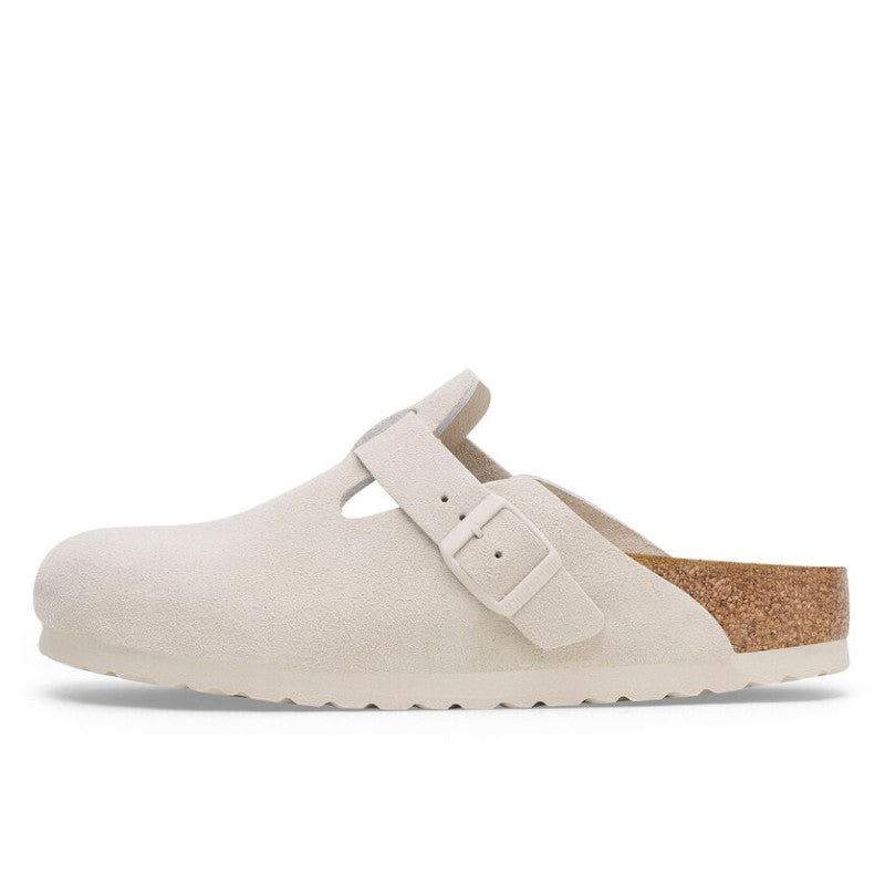 Boston Antique White Suede