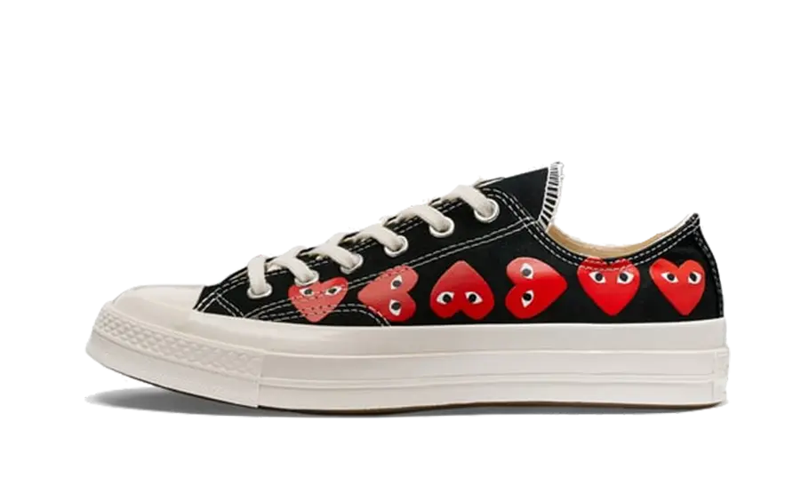 Converse Chuck Taylor All Star 70 Ox Comme des Garcons PLAY Multi-Heart Black - AZ-K126-001