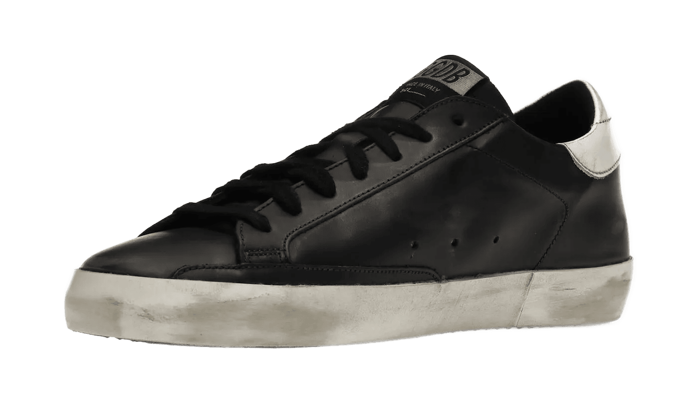 Super-Star Black White Leather - GMF00101F00032180203