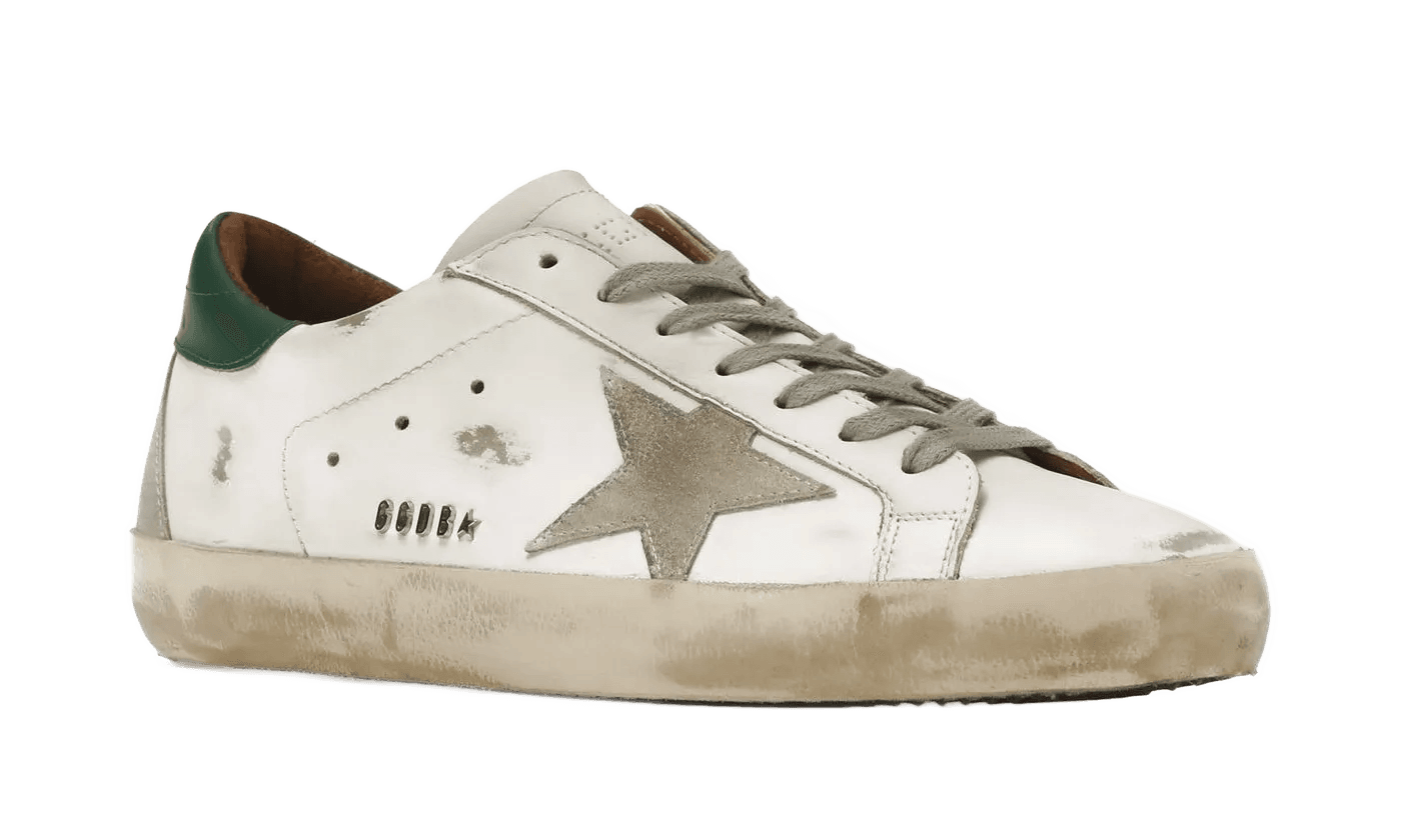 Super-Star White Green Grey Suede Patch - GMF00102F00218010802