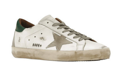 Super-Star White Green Grey Suede Patch - GMF00102F00218010802