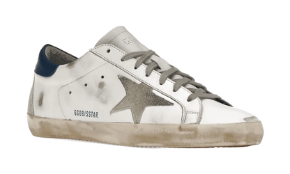 Super-Star White Royal Blue Grey Suede Patch - GMF00102F00218110509/GMF00102.F000311.10270