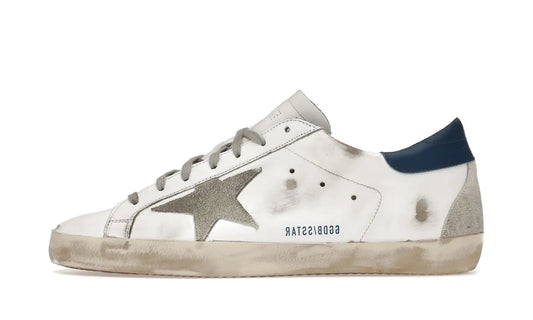 Super-Star White Royal Blue Grey Suede Patch - GMF00102F00218110509/GMF00102.F000311.10270
