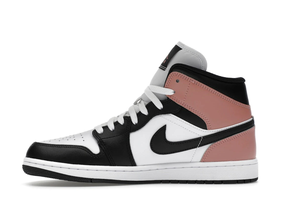 Air Jordan 1 Mid White Rust Pink Black - DQ8426-100