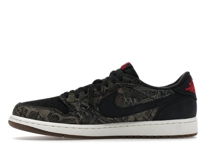 Air Jordan 1 Retro Low OG Laser Black University Red - IV6750-001
