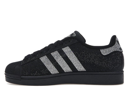 Superstar II Rhinestone Black Silver - IH4200
