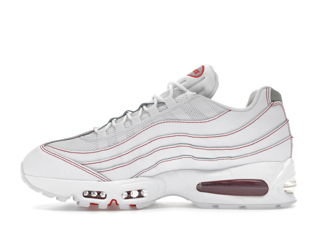 Air Max 95 OG Big Bubble White University Red - IB7936-100