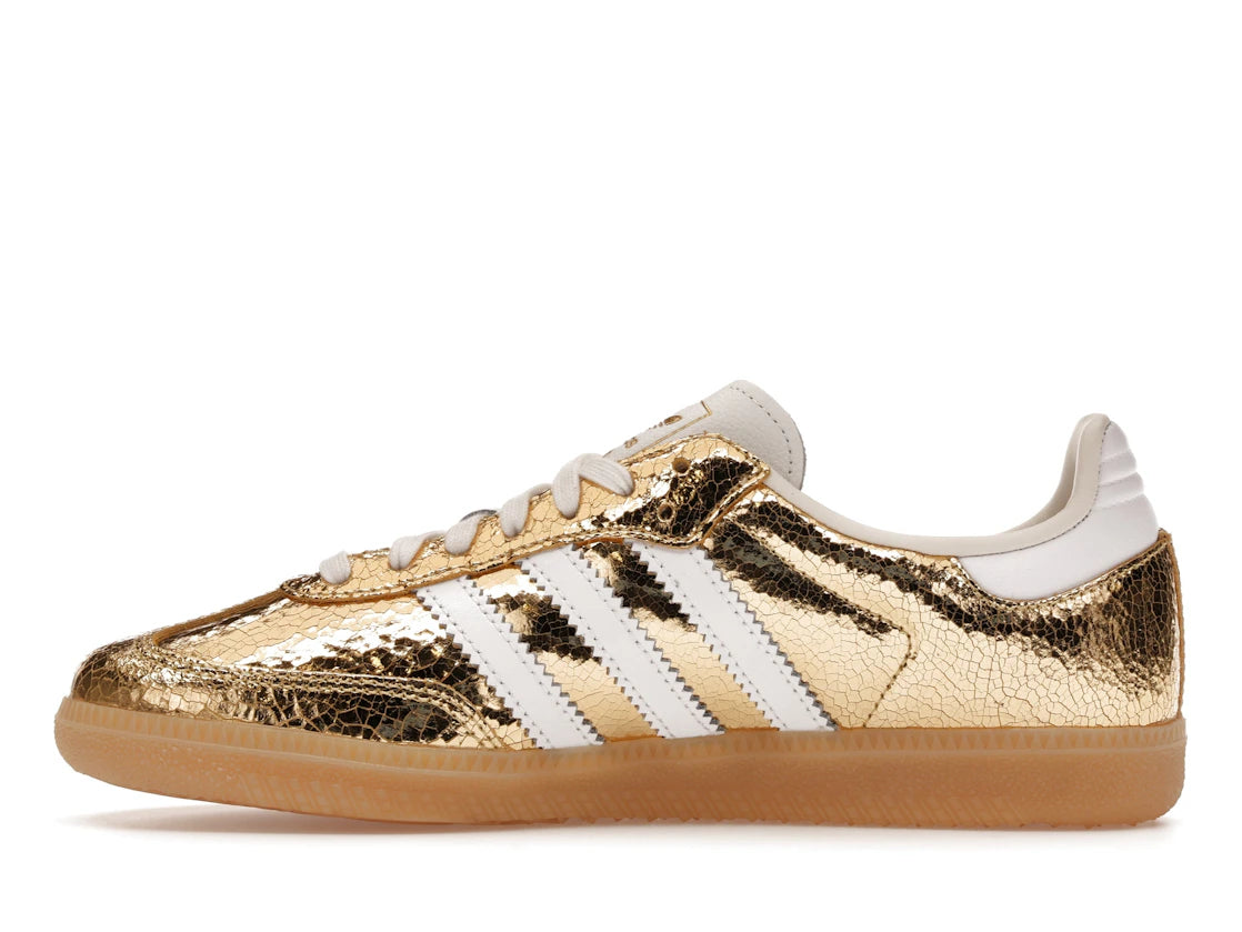 Samba OG Gold Metallic Cracked Leather - KI5719