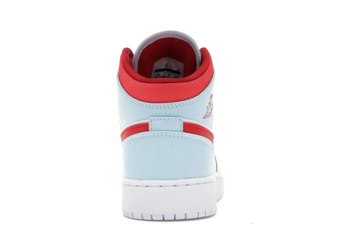 Air Jordan 1 Mid White Topaz Mist - 555112-104