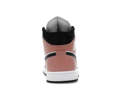 Air Jordan 1 Mid White Rust Pink Black - DQ8426-100