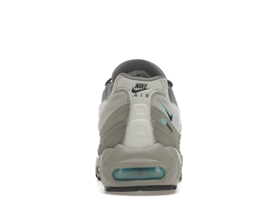 Air Max 95 Retro Logo Grey Aqua - CV1635-001
