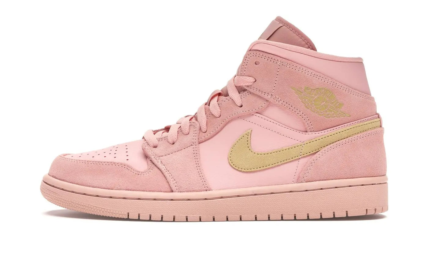 Air Jordan 1 Mid Coral Gold - 852542-600