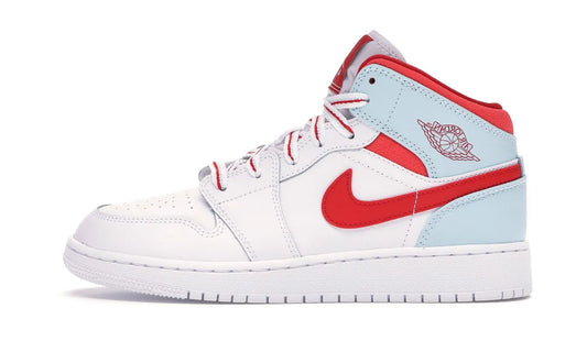 Air Jordan 1 Mid White Topaz Mist - 555112-104