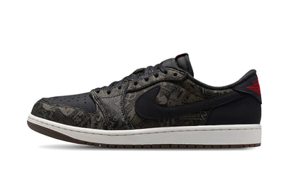 Air Jordan 1 Retro Low OG Laser Black University Red - IV6750-001