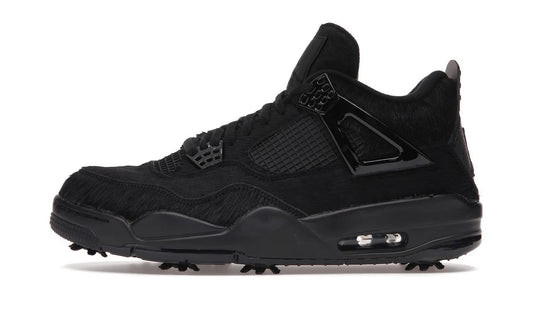 Air Jordan 4 Retro Golf Black Cat Pony Hair - CU9981-001