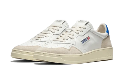 Medalist Leather Suede Low White Light Blue - AULM-LS49