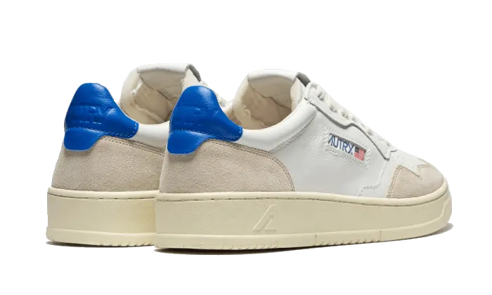 Medalist Leather Suede Low White Light Blue - AULM-LS49