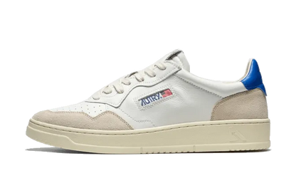 Medalist Leather Suede Low White Light Blue - AULM-LS49
