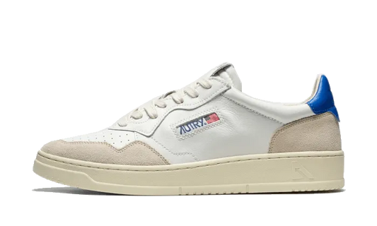 Medalist Leather Suede Low White Light Blue - AULM-LS49