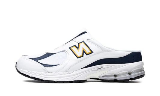 2002R Mule White Navy Blue - M2002RMO