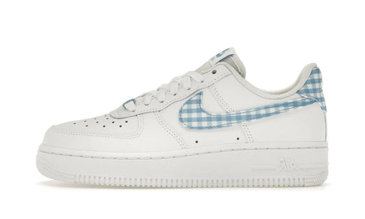 Air Force 1 Low '07 Essential White University Blue Gingham - DZ2784-100