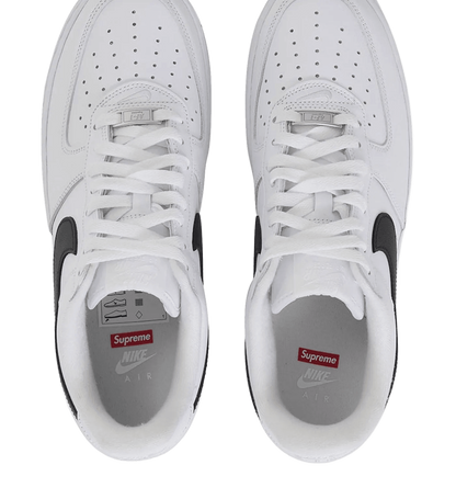 Air Force 1 Low Supreme White Black - CU9225-102
