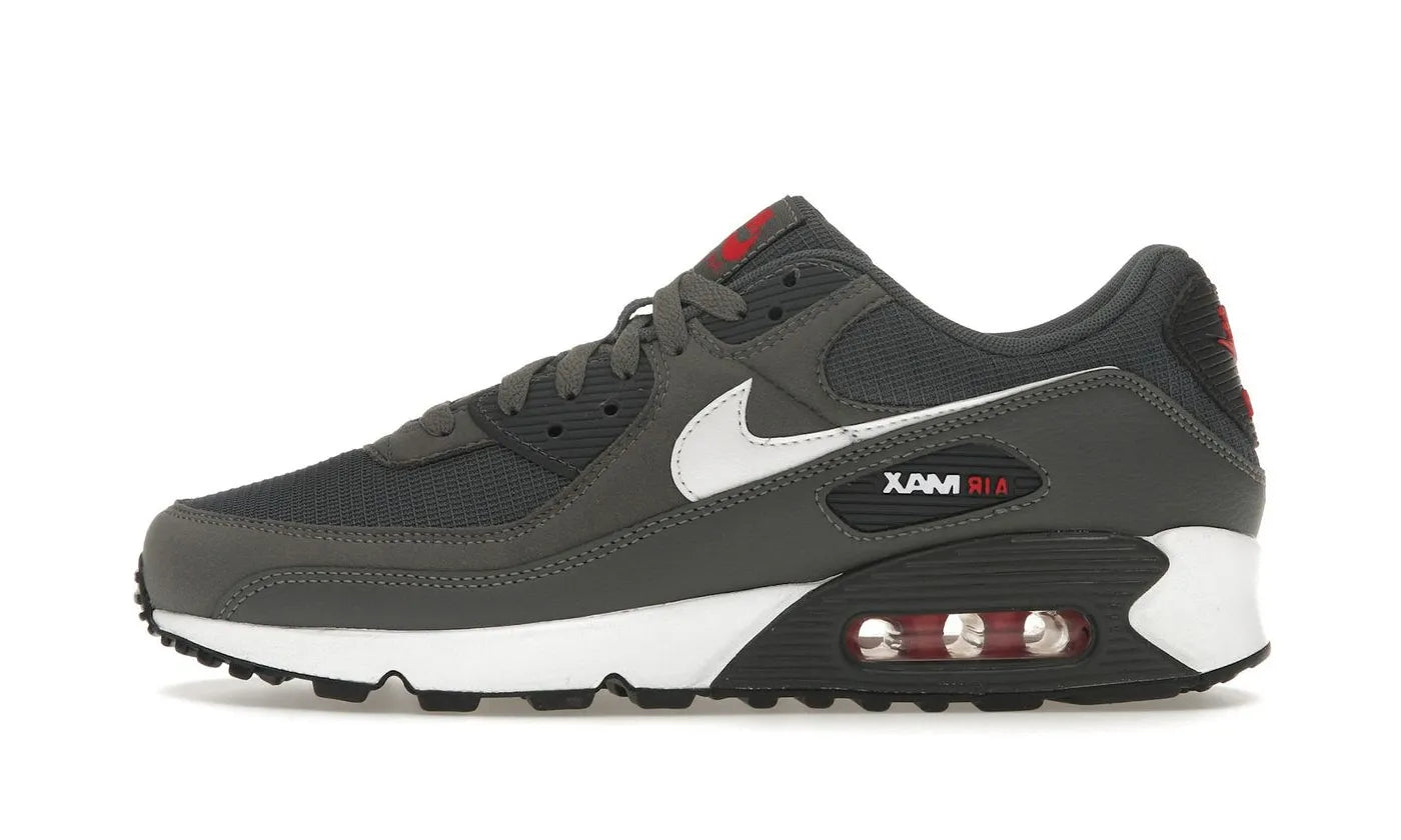 Air Max 90 Iron Grey University Red - DR0145-003