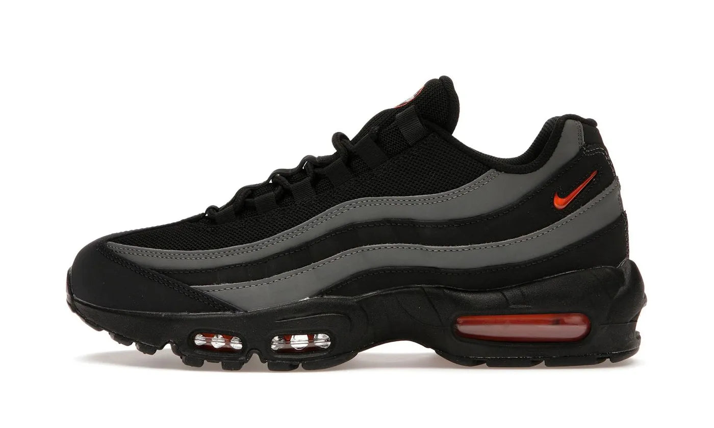 Air Max 95 Black Grey Safety Orange - DX2657-001