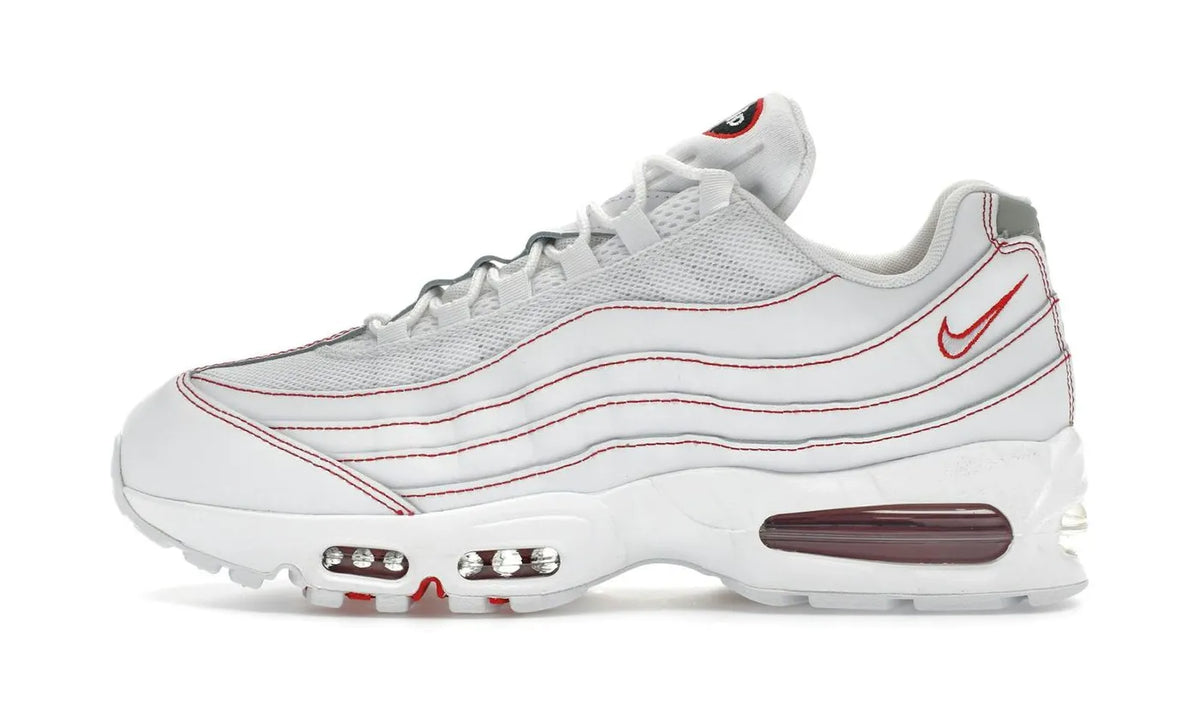 Air Max 95 OG Big Bubble White University Red - IB7936-100