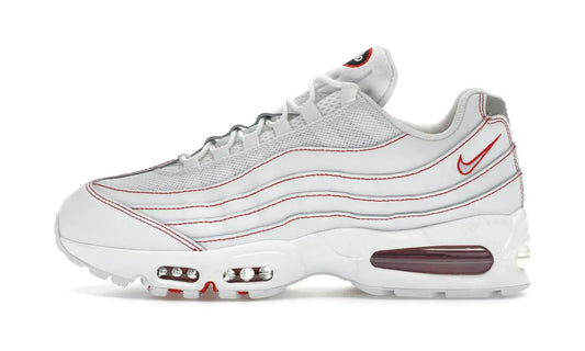 Air Max 95 OG Big Bubble White University Red - IB7936-100
